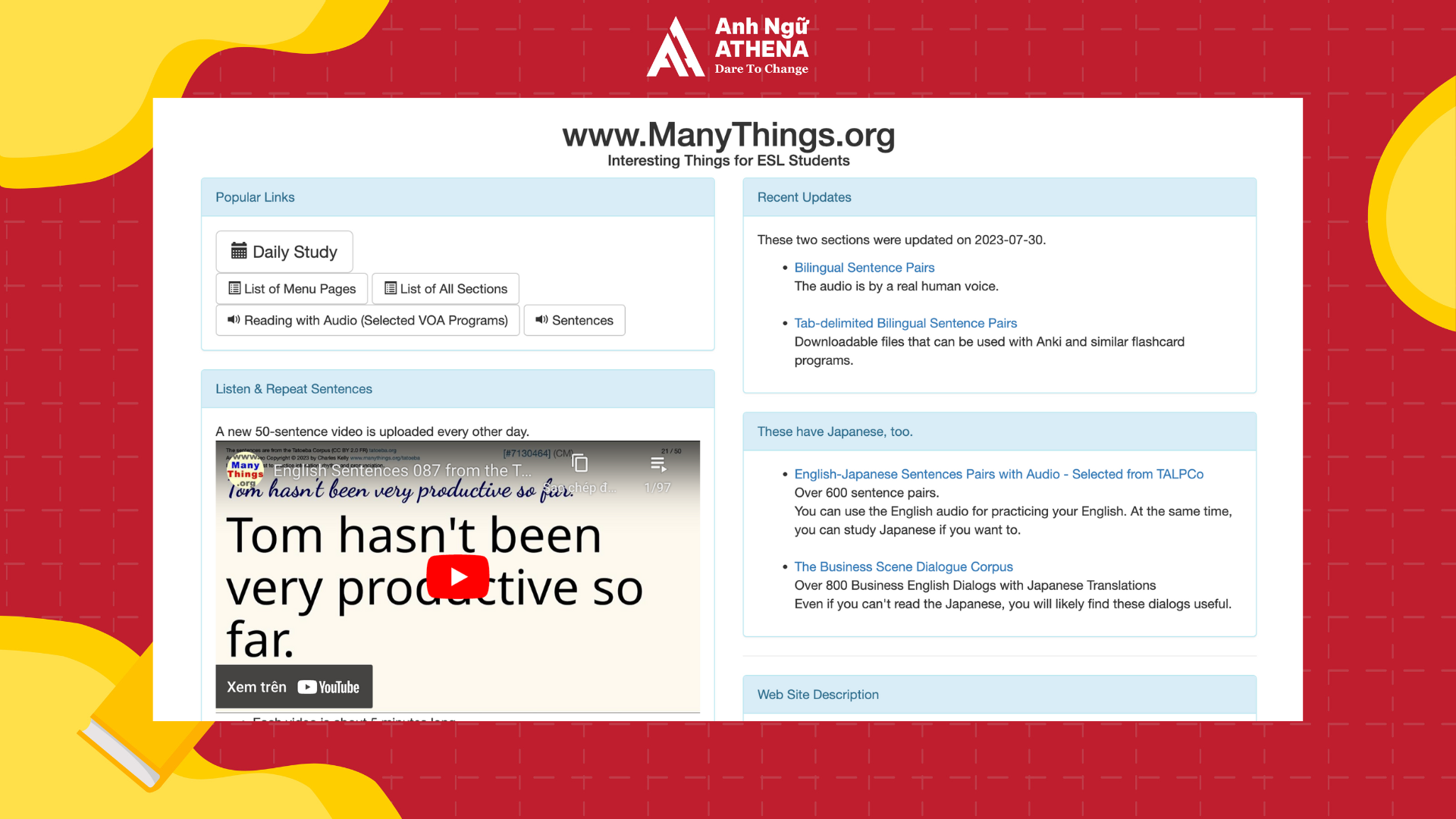 15 TRANG WEB HỌC TIẾNG ANH MIỄN PHÍ